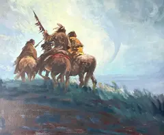 Untitled by A. Kelly Pruitt, Oil on Canvas, offered Jul 2023