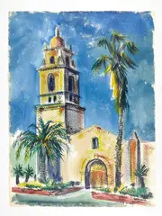 Untitled by Julius Milford Ellison, Watercolor on Paper, offered Jul 2023