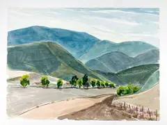 Untitled by Julius Milford Ellison, Watercolor on Paper, offered Jul 2023
