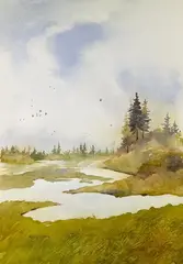 Untitled by Robert Brown, Watercolor, offered May 2023