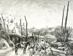 Untitled by Ira Moskowitz, Pencil Signed Lithograph, offered May 2023