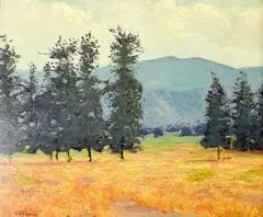 Untitled by William P. Krehm, Oil on Board, offered May 2023
