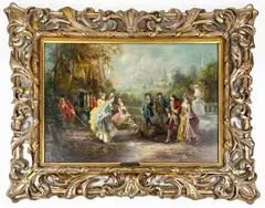 Untitled by L. Dories, Oil on Canvas, offered Sep 2022