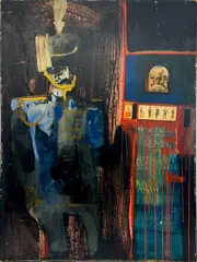 Untitled by Harold Wood, Oil on Board British Regiment Soldier, offered Jun 2022