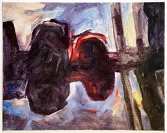 Untitled by Frank Woelfel, Oil on Canvas Panel, offered Jun 2022