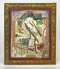Untitled by Jenny Hart, Mixed Media Collage Painting, offered Oct 2021