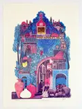 Ed. 778/950 City of Safat by Amram Ebgi, Lithograph, offered Nov 2023