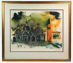Homage to Venice by Salvador Dalí, Lithograph, offered Aug 2021