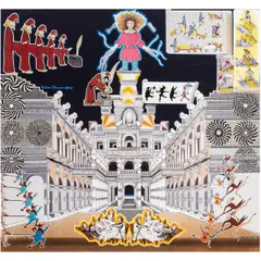 Untitled by Pedro Friedeberg, serigraph, sold Nov 2025