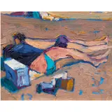 Untitled by Lundy Siegriest, oil on canvas, sold Nov 2025