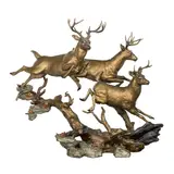 Elusive by Mark Hopkins, 2000, bronze sculpture with polychrome detail, sold Nov 2025