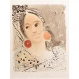 Carmen by Salvador Dalí, 1970, lithograph in colors, sold Nov 2025