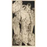 Pueblo Governor by Gene Kloss, 1960, etching, sold Nov 2025