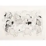 Untitled by Al Hirschfeld, lithograph, sold Nov 2025
