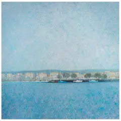 Untitled by André Bourrié, oil on canvas, sold Nov 2025