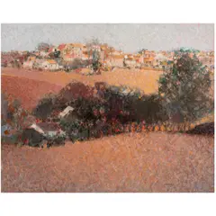 Untitled by André Bourrié, oil on canvas, sold Nov 2025