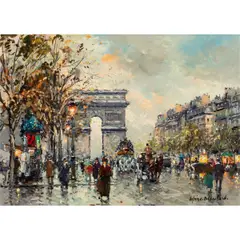 Untitled by Antoine Blanchard, oil on canvas, sold Nov 2025