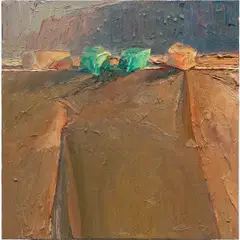 Untitled by Jian Wang, oil on canvas, sold Nov 2025