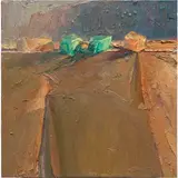 Untitled by Jian Wang, oil on canvas, sold Nov 2025