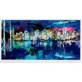 San Francisco Nocturne by LeRoy Neiman, 1992, serigraph, sold Nov 2025