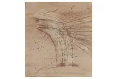 Untitled by Prunella Clough, ink and watercolour, offered Feb 2021