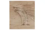 Untitled by Prunella Clough, ink and watercolour, offered Feb 2021