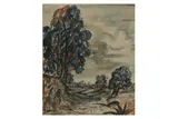 Untitled by Allen Freer, ink and watercolour, offered Feb 2021