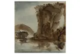 Untitled by Allen Freer, watercolour, offered Feb 2021
