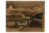 R.a. (1927–2005) by Norman Adams, pencil and watercolour, offered Feb 2021