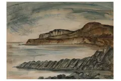Untitled by Allen Freer, pencil and watercolour, offered Feb 2021