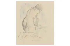 Untitled by Lynton Lamb, pencil and watercolour, offered Feb 2021