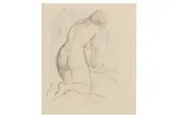 Untitled by Lynton Lamb, pencil and watercolour, offered Feb 2021