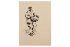 Untitled by Lynton Lamb, ink, offered Feb 2021