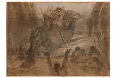 Untitled by David Scott, 1840, pencil, offered Feb 2021