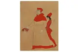 Untitled by Claud Lovat Fraser, ink and gouache, offered Feb 2021