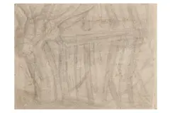 Untitled by Leonard McComb, pencil, offered Feb 2021