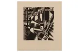Untitled by Edward Wadsworth, woodcut, offered Feb 2021