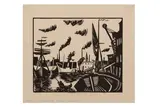 Untitled by Edward Wadsworth, woodcut, offered Feb 2021