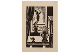 A.r.a (1889–1949) by Edward Wadsworth, woodcut, offered Feb 2021