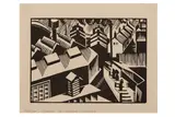Untitled by Edward Wadsworth, woodcut, offered Feb 2021