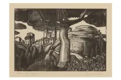 Untitled by Eric Ravilious, engraving, offered Feb 2021