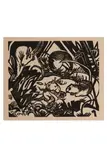 Untitled by Franz Marc, woodcut, offered Feb 2021