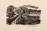 Untitled by Peter Reddick, woodcut, offered Feb 2021