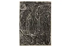 Untitled by David Jones, woodcut, offered Feb 2021