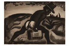 Untitled by Georges Rouault, etching, offered Feb 2021