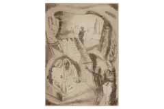 Untitled by Albert Richards, engraving, offered Feb 2021