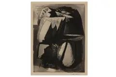 Untitled by Graham Sutherland, etching, offered Feb 2021