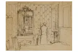 Untitled by Lynton Lamb, ink, offered Feb 2021