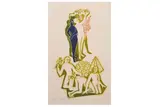 Untitled by Carolyn Trant, woodcut, offered Feb 2021