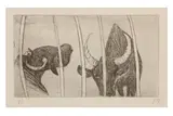 Untitled by Tessa Newcomb, engraving, offered Feb 2021